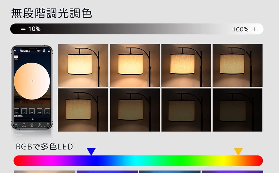 フロアスタンド rin Amazon.co.jp : フロアスタンド フロアランプ LED フロアライト