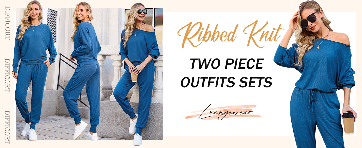 Women 2 pieces outfits set