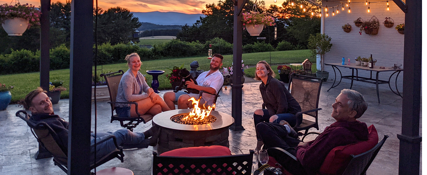 Fire Pit Burner Cover Square for 18 x 18 Inches Linear