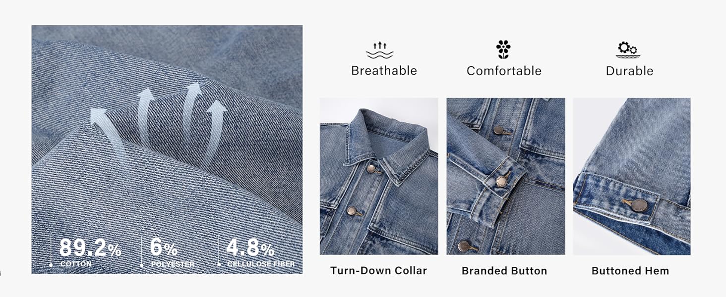 Crafted from cotton and durable materials
