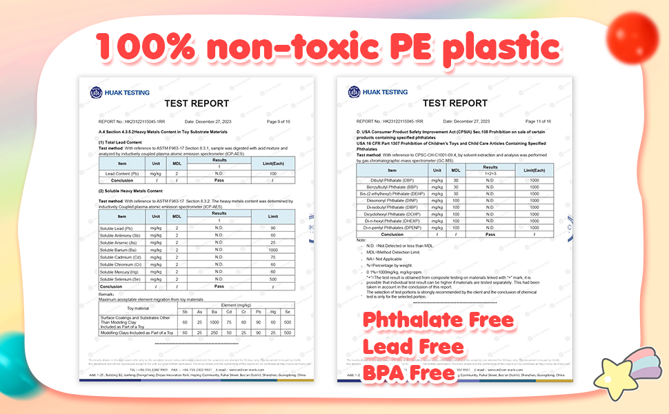 Ball Pit Balls 100 Count 8 Colors