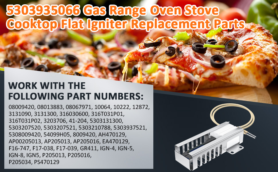 EAGLEGGO 5303935066 Gas Range Oven Igniter Fit for