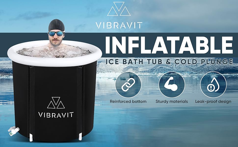 Ice bath tub cold plunge hot tub