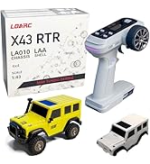 LDARC X43 RTR ミニクローラー　グレー　1/43 ミニッツ Amazon.com: LDARC 1:43 Scale Mini RC Crawler RTR RC Rock
