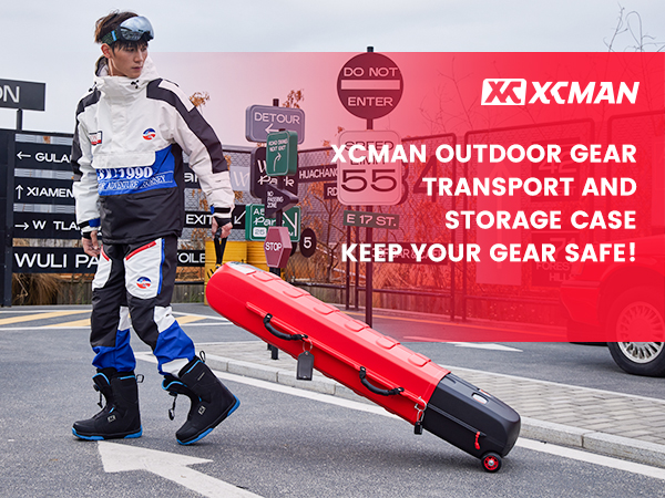 Amazon.com : XCMAN Ski Case for Air Travel Hard Storage