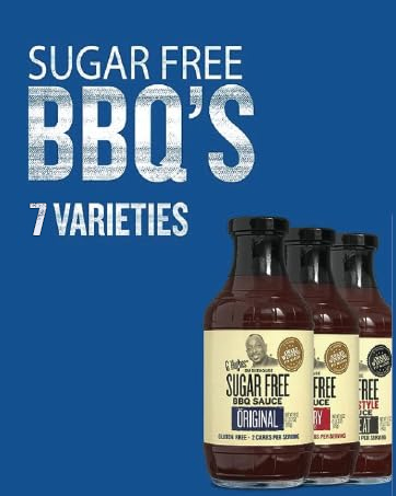 G Hughes Sugar Free BBQ Sauce Original Hickory Mesquite Smoky