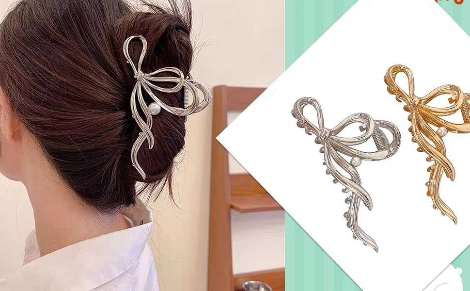Metal Hair Claw for Women Girls