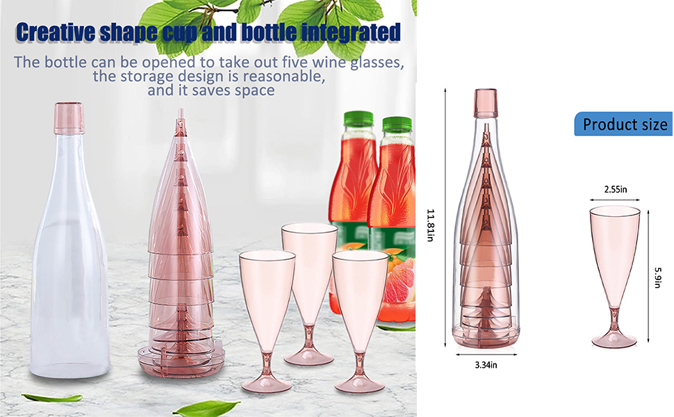 pink champagne glass