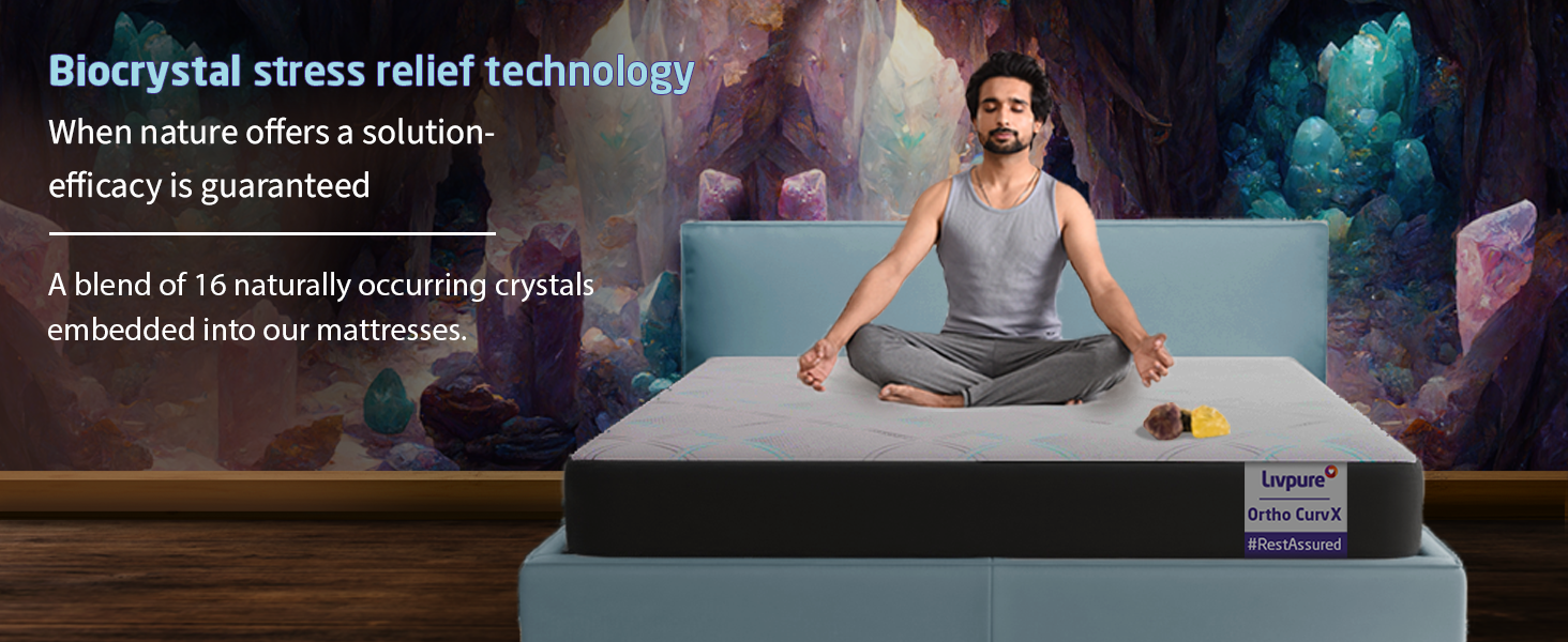 Livpure Smart Ortho CurvX Memory Foam Mattress 5D Sleep Zones Curved