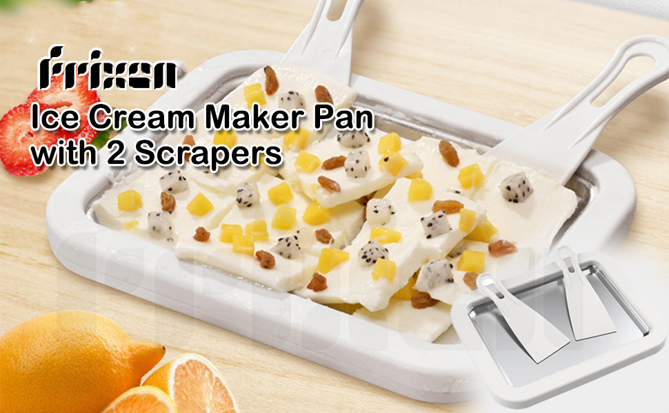 Frixen Ice Cream Roll Maker Rolled Ice Cream Plate, Sweet Spot Pan