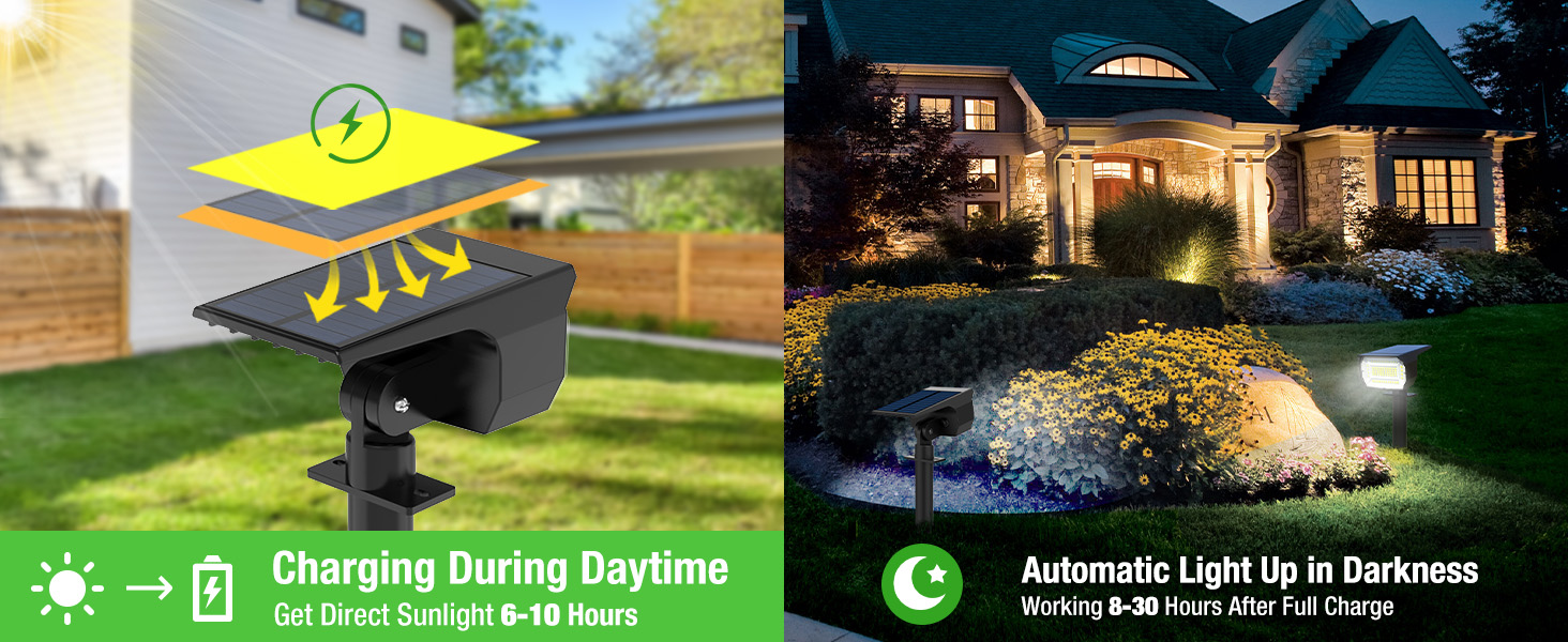 solar lights outdoor garden
