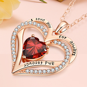 gold necklaces for women necklace day gifts mothers personalized birthstone mom gift mother heart