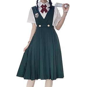 Amazon | [CAWILXHA] 【まるこの猫柳】茶色 セーラー服 長袖