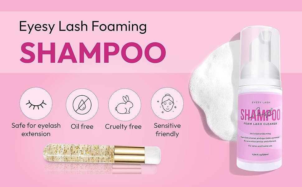 Eyesy Lash LARGE 120ml/4.05 fl.oz Lash Shampoo for Eyelash