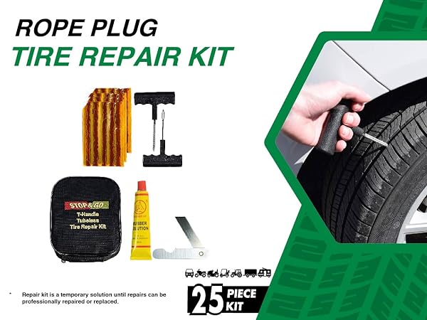 BADHOP トレー Amazon.com: Stop & Go 1020 25 Piece Tubeless T-Handle Rope