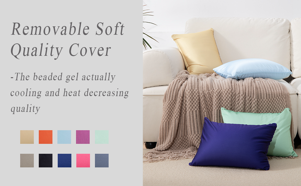 Body Throw Pillow with Removable Sofy Cover