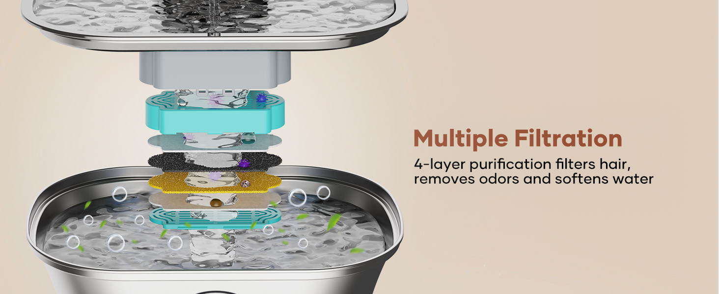 battery operated cat water fountain