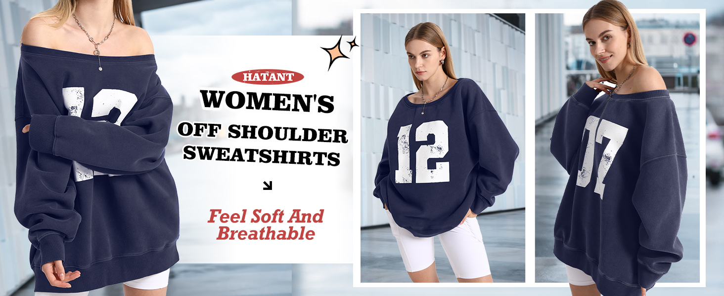 Hatant Blue Sweatshirt Sweat Shirts Acid Wash Women's Active Hoodies Athletic Workout Sweatshirts