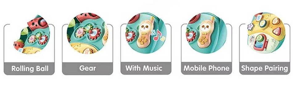 Sit to Stand Learning Walker, 3 in 1 Multifunction Early Education