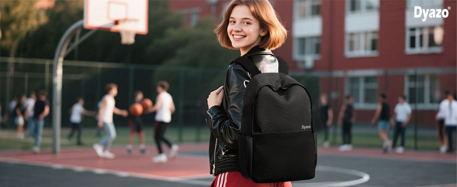 Dyazo 30 L Slim Business Laptop Backpack Casual Design Water Resistant Backpack for laptops for 15.6 inch laptop (Black) 54 computer bag