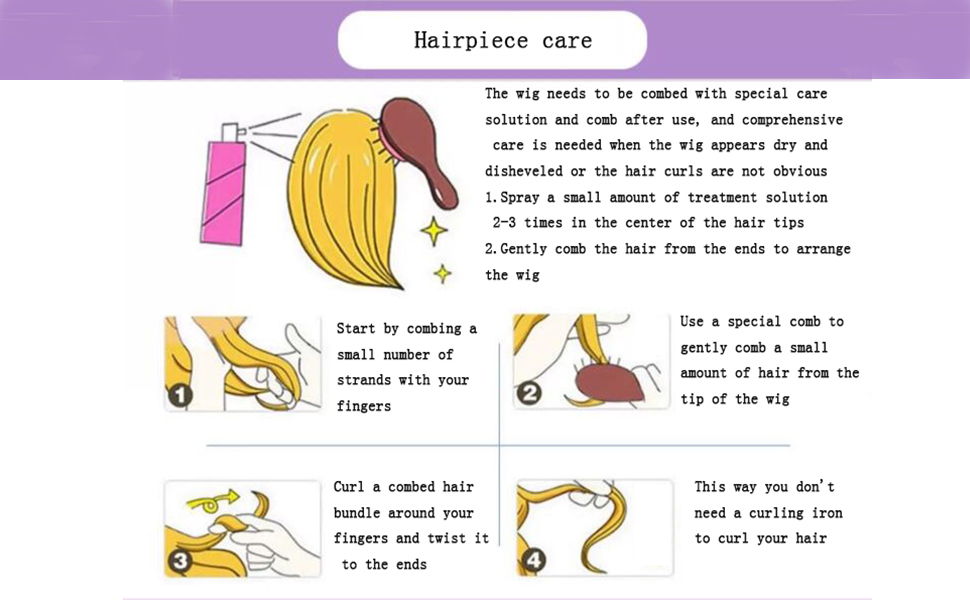 How to Avoid Shedding and Tangling in Wigs 7 Amazon.com : osseoca Jellyfish head lolita Princess cut long hair natural simulation Japanese daily use wigs : Beauty & Personal Care