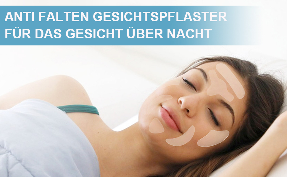 Gesichts und Stirnfaltenpflaster