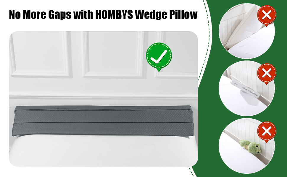 High Density Foam Bed Wedge Pillow for Headboard and Gap Filler, King Size, Dark Grey OEKO-TEX STANDARD 100
| Headboard 70723e1a B976 4459 Ad4e E725221c3063. CR0,0,970,600 PT0 SX970 V1