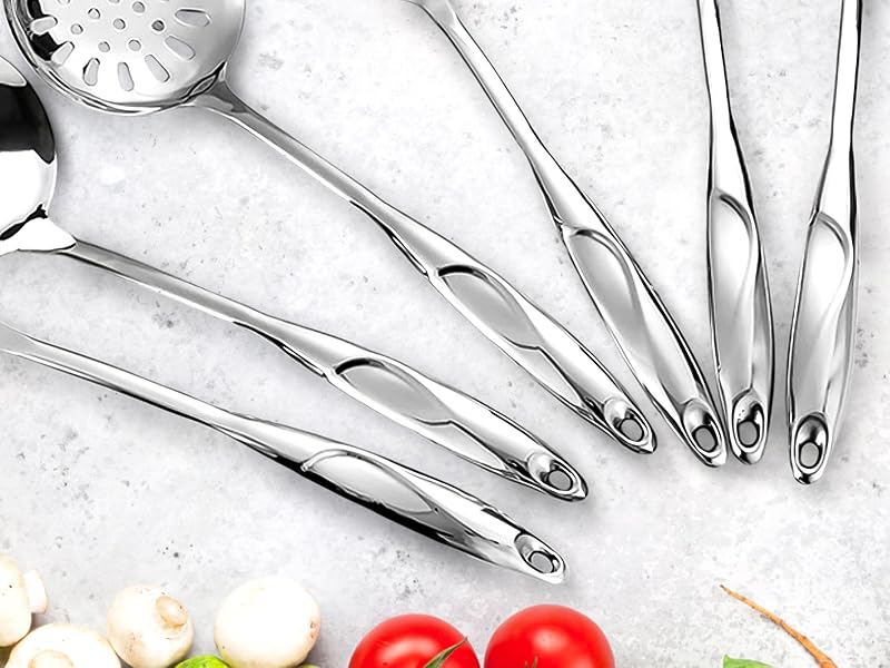 stainless steel cooking utensils; stainless steel utensils set; kitchen utensils; kitchen utensils