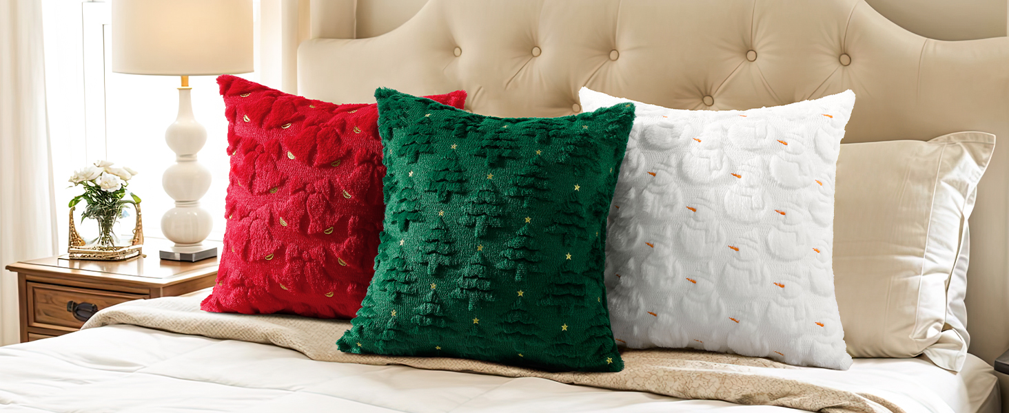christmas decor decoration throw pillow covers
