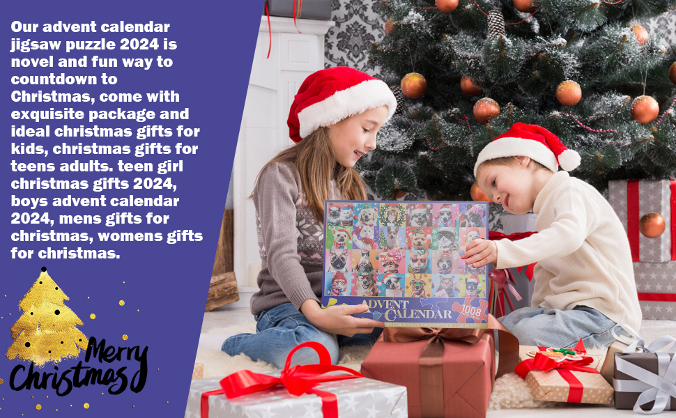 Pet Advent Calendar 2024 Christmas Puzzles Adults