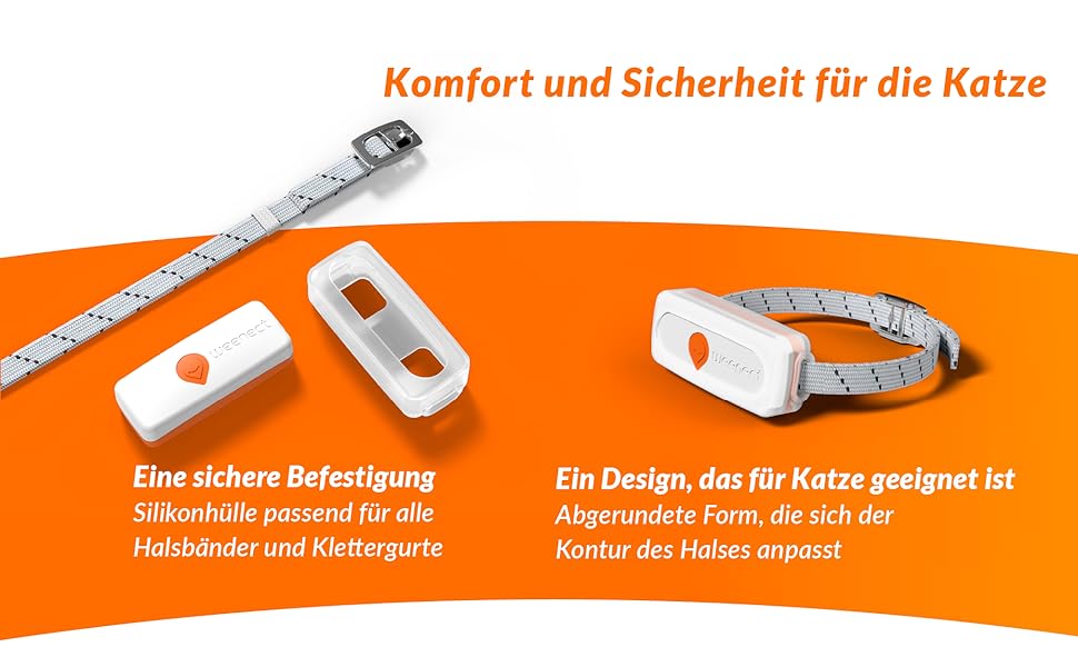 Weenect XS für Katzen Mini GPSTracker für Katzen GPSTracking in