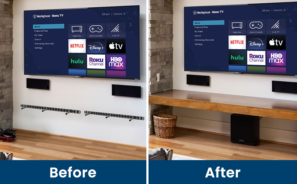 2pcs Floating Shelf Hardware Heavy Duty Hidden Shelf