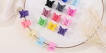 baby girls kids mini tiny hair clips toddler hair accessories flower butterfly clips