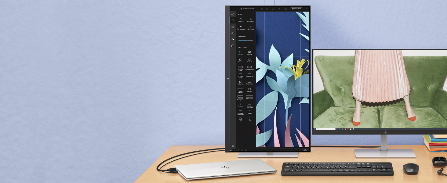 HP U28 Monitor - 28 Zoll Bildschirm, 4K UHD Display, HDR, 60Hz, 5ms ...