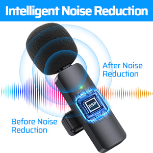 k9 dual microphone , portable , durable , noise cancellation , type c, iphone , hd sound