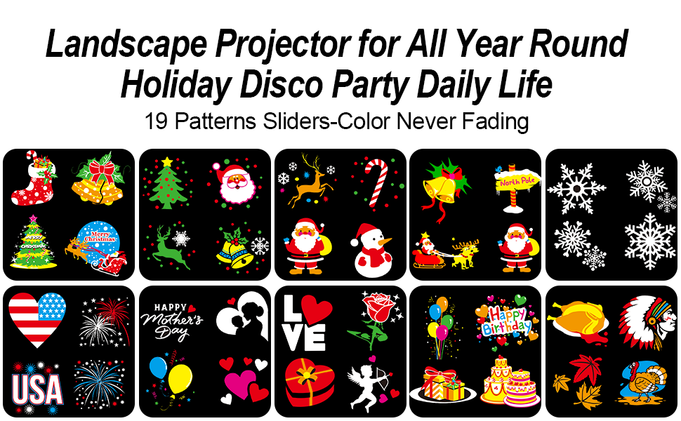 FLITI Christmas projector