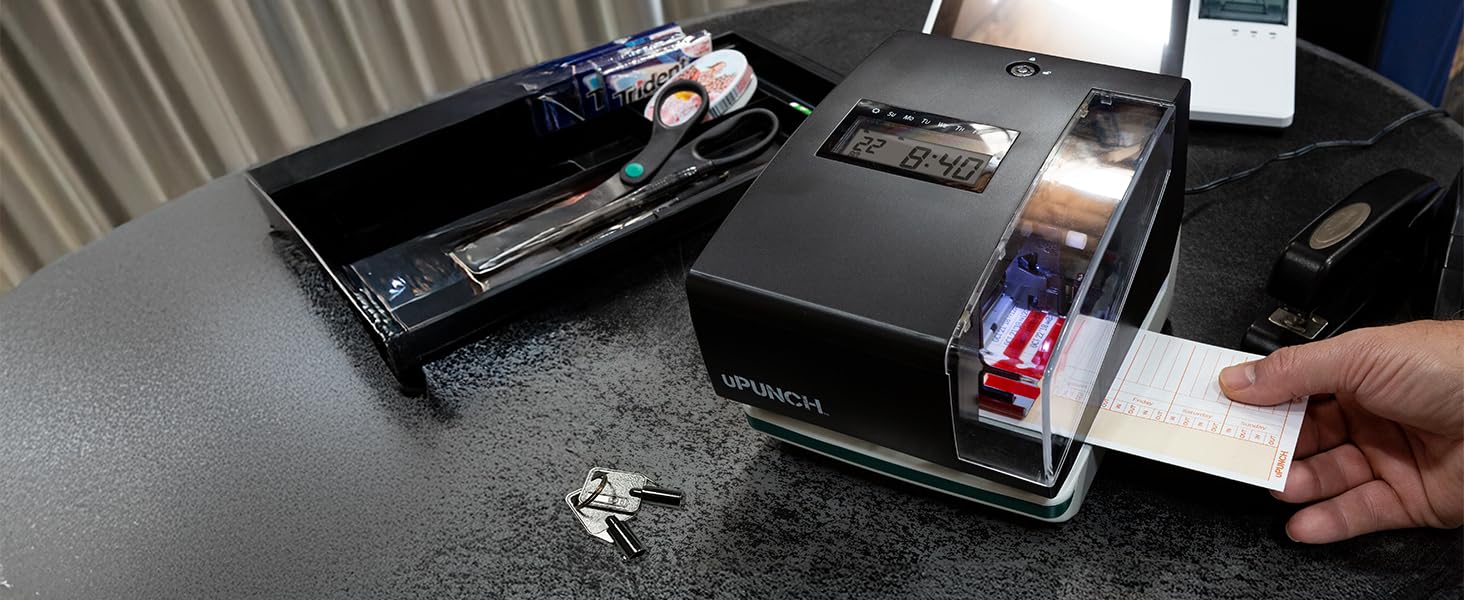 time clock and date stamp