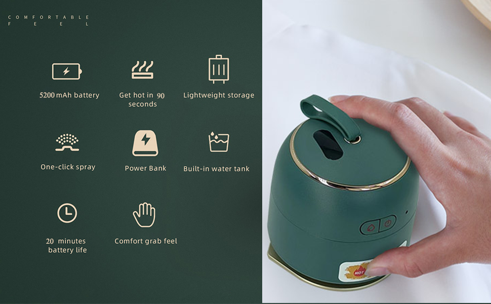 mini iron for travel