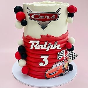 Mini Colorful Balls Cake Topper