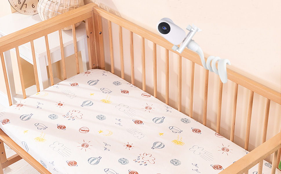 EYSAFT Baby Monitor Holder Flexible Baby Camera Mount Baby Monitor