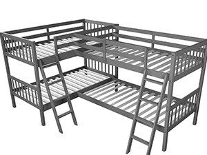 quad bunk bed