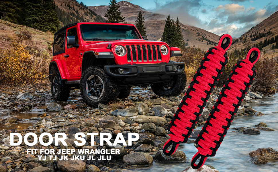 Door Strap for Jeep,Paracord Door Limiting Straps for Jeep