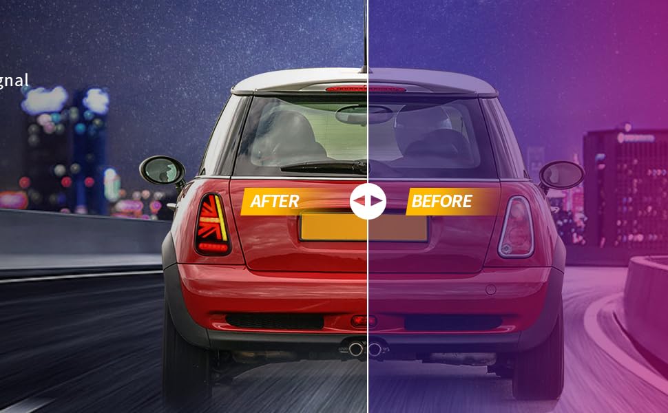 mini cooper r50 rear lights