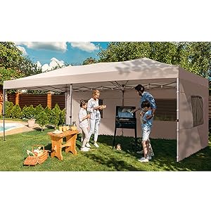 Amazon | Caliturben ワンタッチ タープテント 3m×6mUVカット 6
