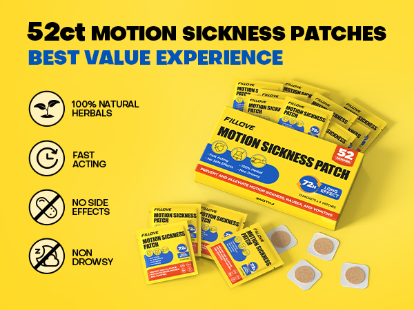 motion sickness patches 2025 2026