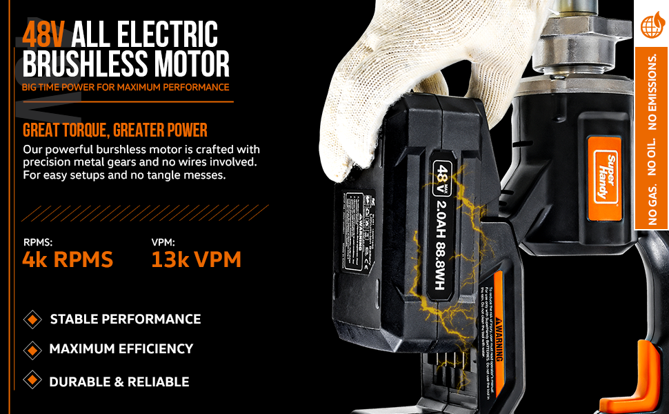 SuperHandy Concrete Vibrating Power Tool, 13k VPM, 4.9’ Ft