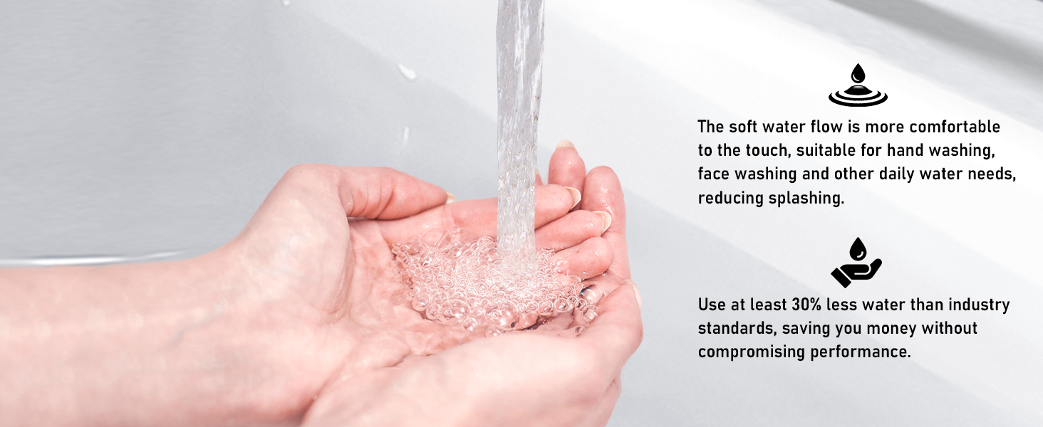 Aection Black Bathroom Faucets 1 Hole，Solid Brass Bathroom Sink Faucet