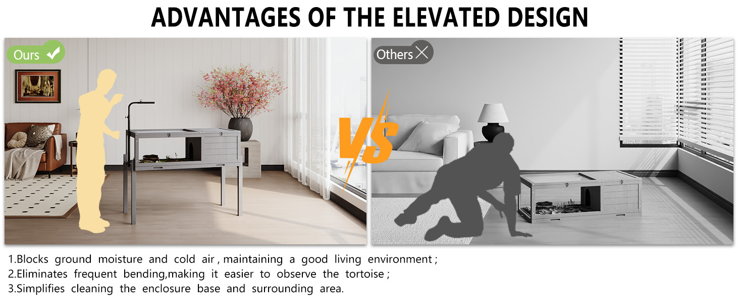 Large Reptile Terrarium Table