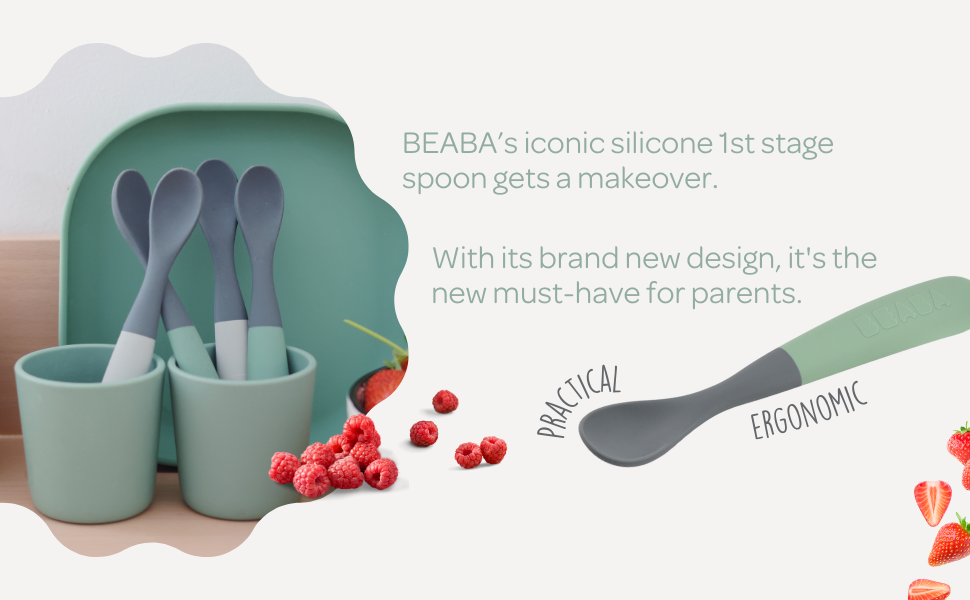 two tone silicone spoons