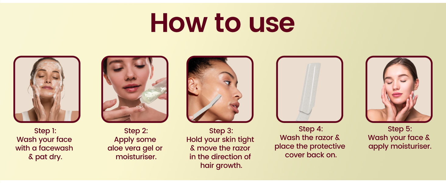 How to use  - wash, apply aloe gel hold tight and wash